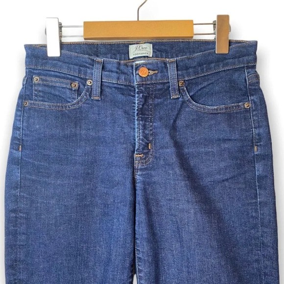 J.  Crew Toothpick Skinny Ankle Jean in Classic Rinse Indigo - Picture 3 of 8